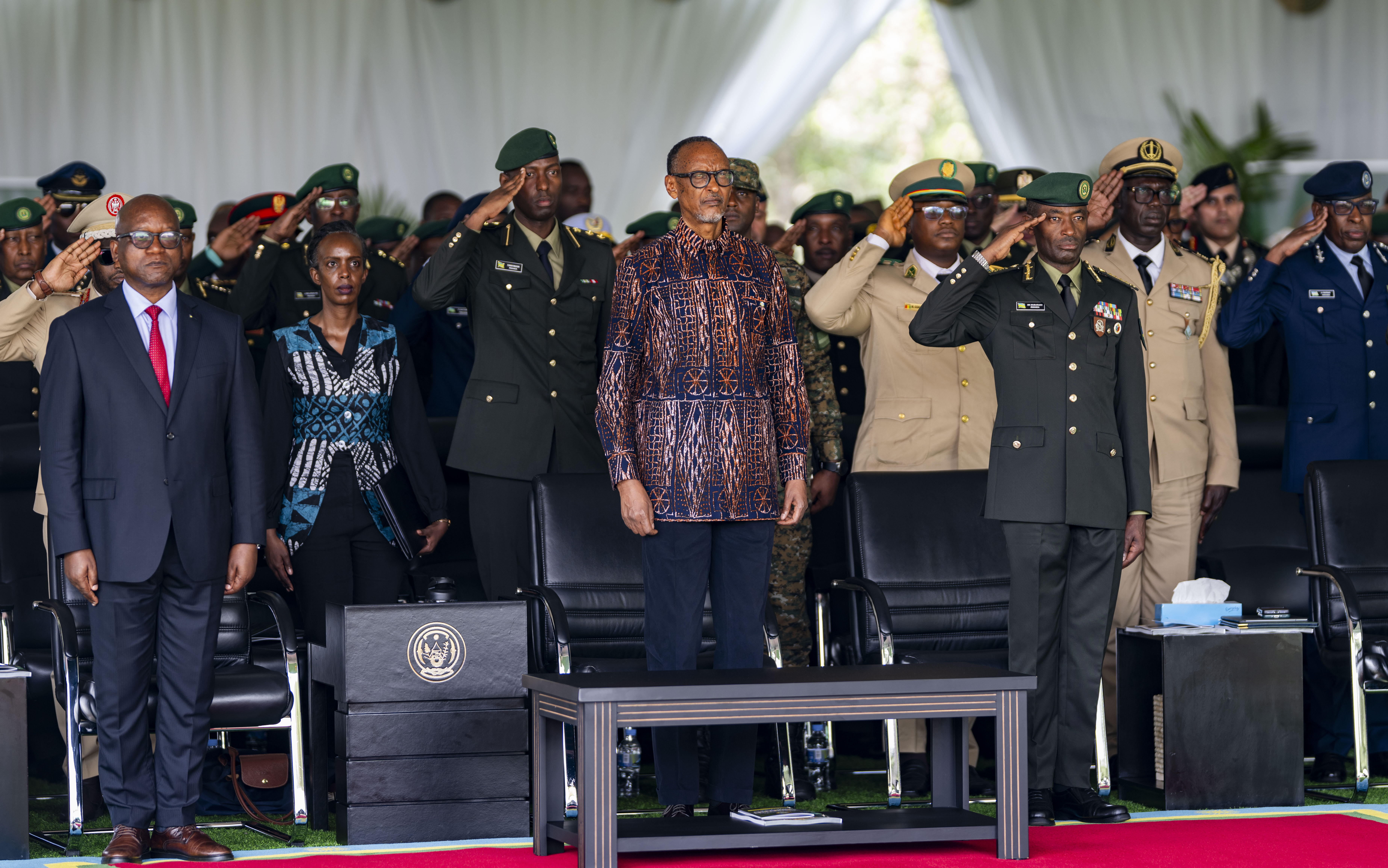 RDF Command and Staff College welcomes a faculty and student delegation from a partner National Defence University